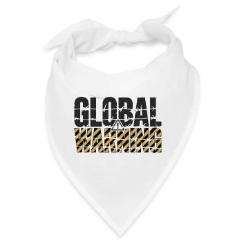 Global Warning Klima - Bandana - Weiß - Vorne