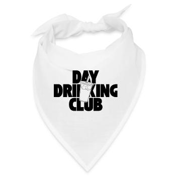Day Drinking Club – Eiskaffee mit Statement - Bandana - Weiß - Vorne