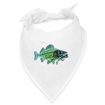 Röntgen Zander - Bandana - Weiß - Vorne