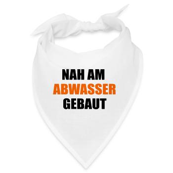 Kläranlage Abwasser Ironie - Bandana - Weiß - Vorne