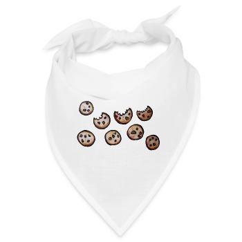 Freche, mundgerechte Kekse - Bandana - Weiß - Vorne