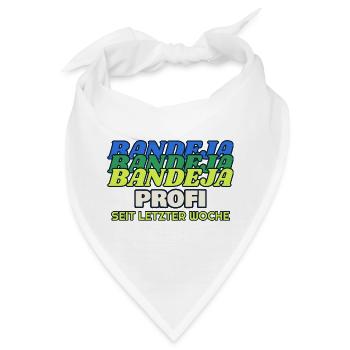 Bandeja Profi seit letzter Woche - Padel - Bandana - Weiß - Vorne
