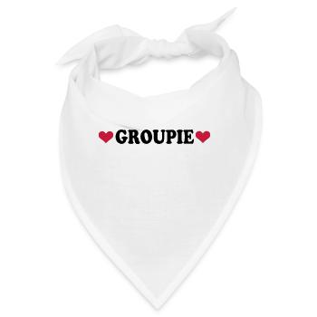 Groupie - Band - Bandana - Weiß - Vorne