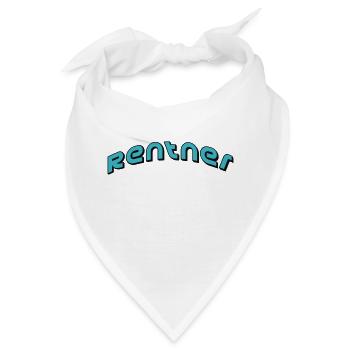 rentner - Bandana - Weiß - Vorne
