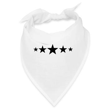 *** 5 stars - Bandana - Weiß - Vorne