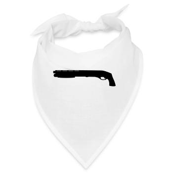 Kurze Pumpgun - Bandana - Weiß - Vorne