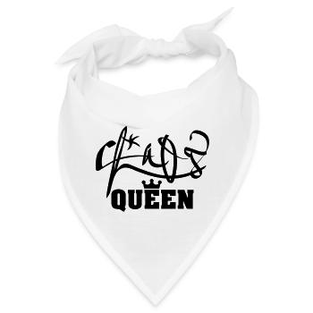 Chaos Queen - Bandana - Weiß - Vorne