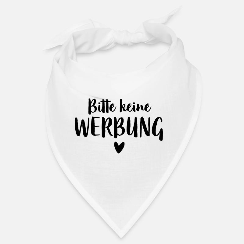 Bitte keine Werbung Herz Briefkasten Bandana