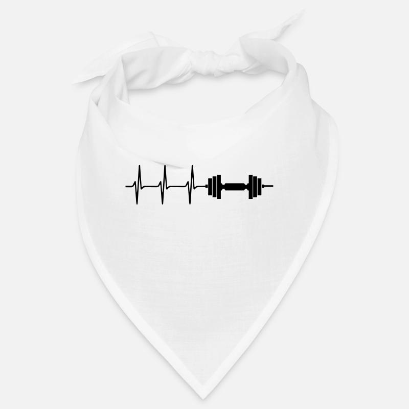 herzschlag haltère workout Bandana