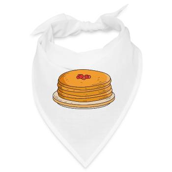 Pfannkuchen - Bandana - Weiß - Vorne