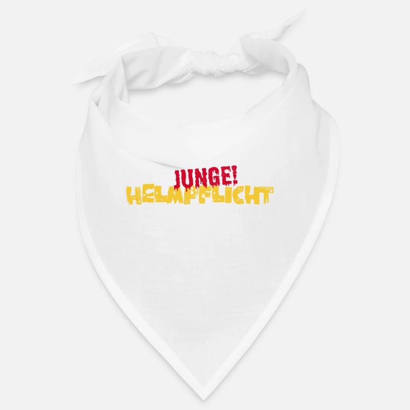 Helmpflicht Junge! Bandana