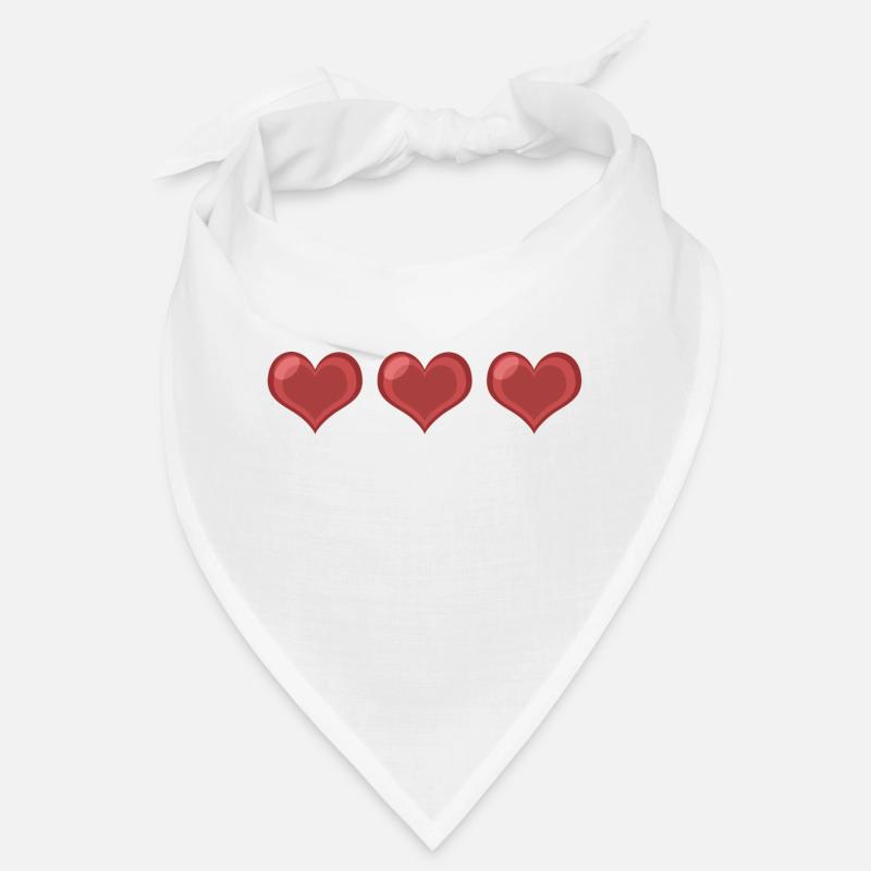Three Hearts Bandana
