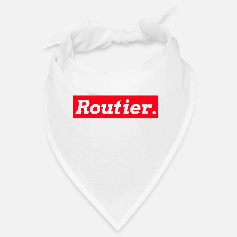 Routier - Rectangle Rouge Bandana