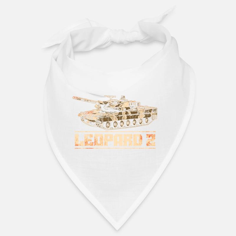 Leopard 2 Tanks - Bandana - white