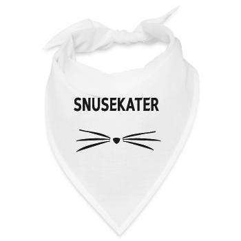 Snusekater nikotin tabak snus - Bandana - Weiß - Vorne