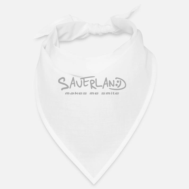 Sauerland makes me smile silber Bandana