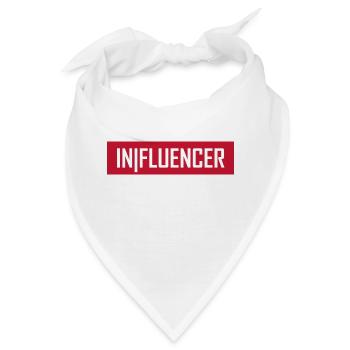 Influencer - Bandana - Weiß - Vorne