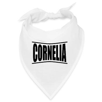 Cornelia T-Shirt Geschenkidee - Bandana - Weiß - Vorne