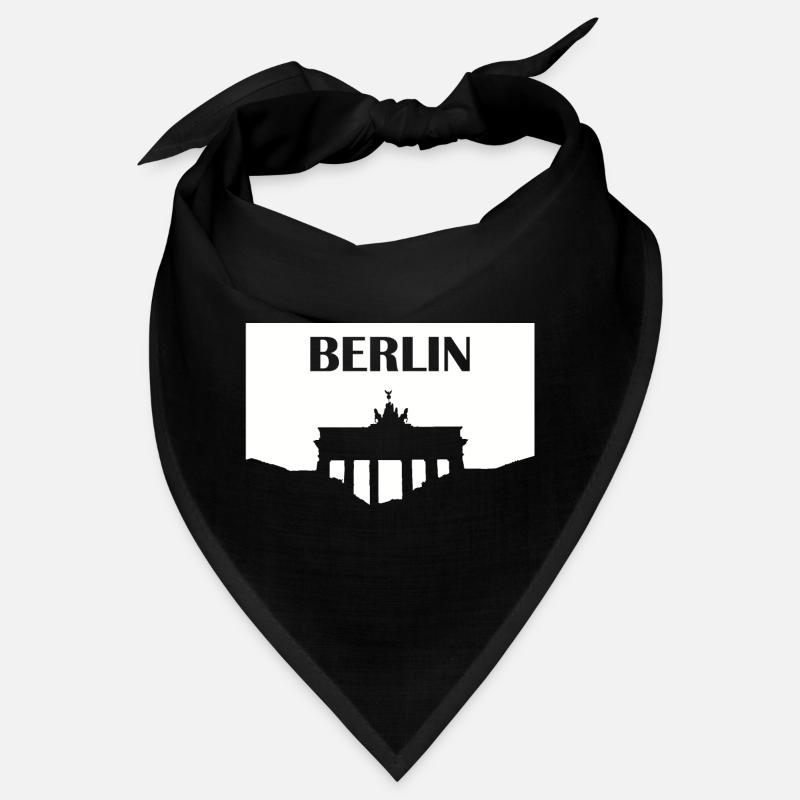 Berlin Brandenburger Tor weiß Bandana