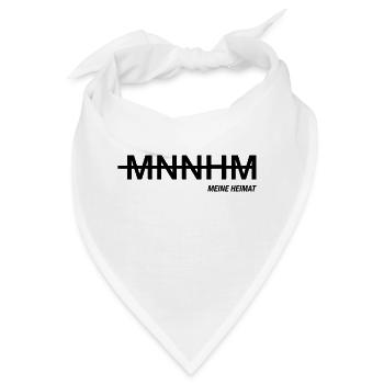 Mannheim Monnem - Bandana - Weiß - Vorne