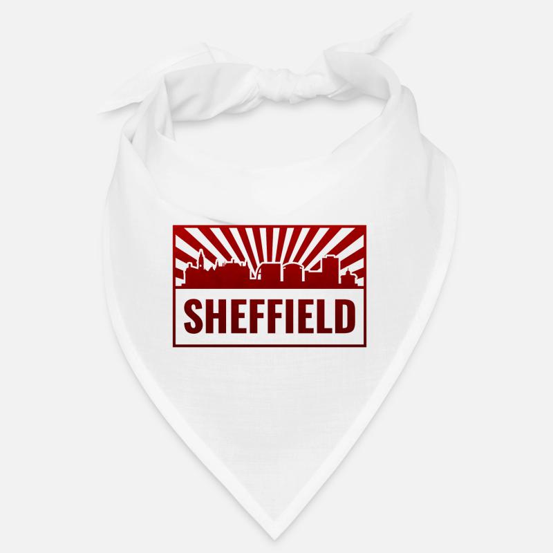 Sheffield Skyline Red Neon Bandana