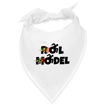 Jeder Rollstuhlfahrer ist ein Vorbild * - Bandana - Weiß - Vorne