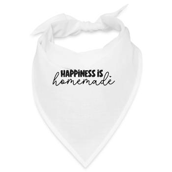 Happiness is homemade - Bandana - Weiß - Vorne