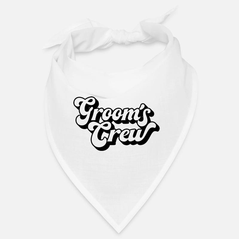 Groom's Crew Squad Bachelor Party Matching Group Bandana