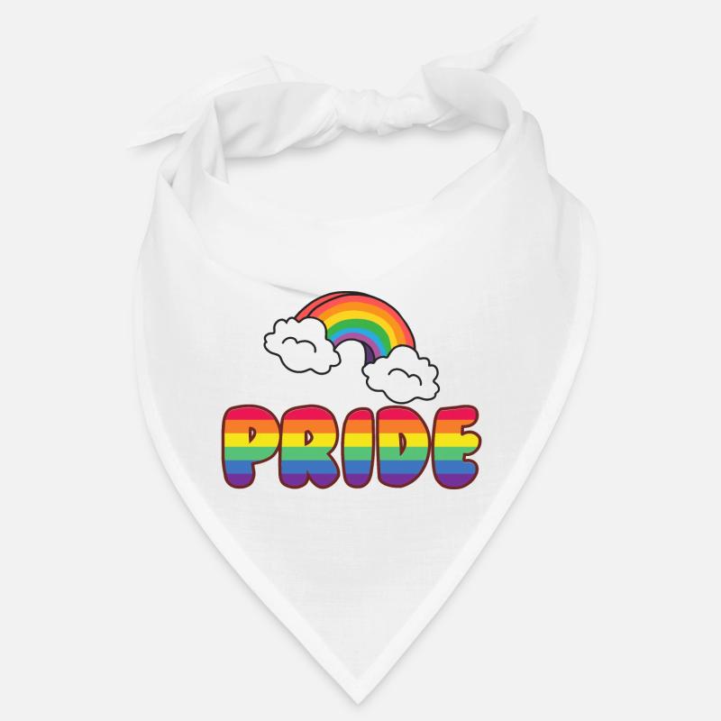 Gay Pride Rainbow Cloud CSD LGBTQ Bandana