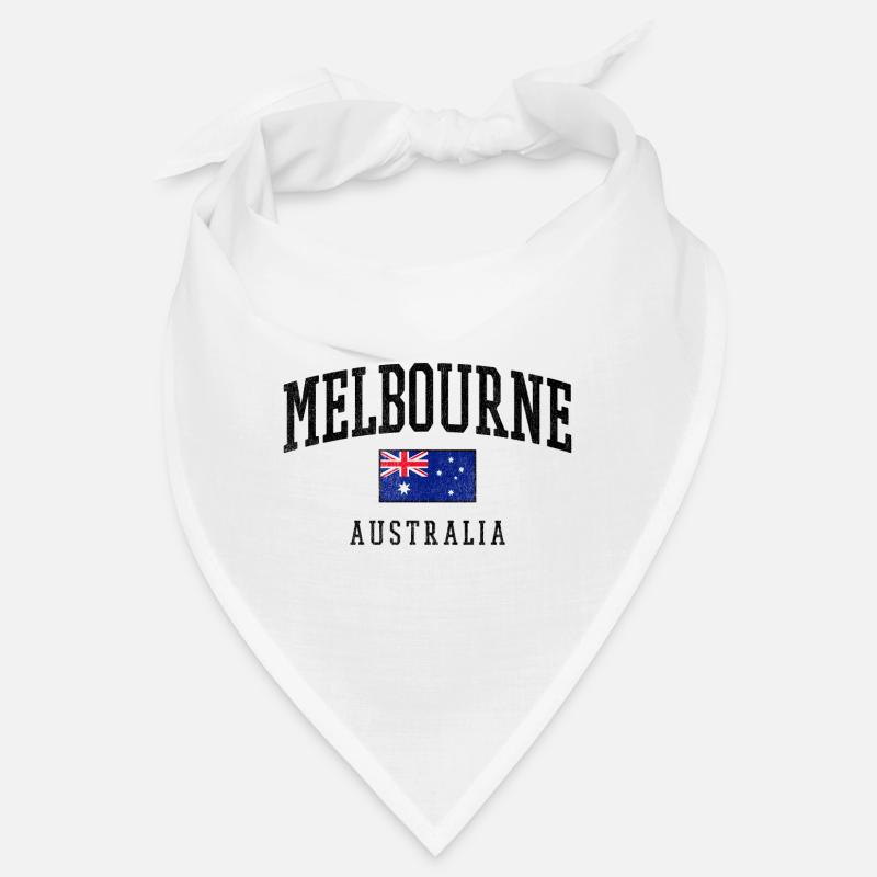 Melbourne Australia Flag Design Bandana