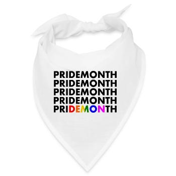 pride month demon - Bandana - Weiß - Vorne