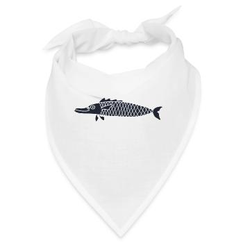 Meerestiere - Bandana - Weiß - Vorne