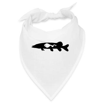 Hecht Mustache Rig - Bandana - Weiß - Vorne