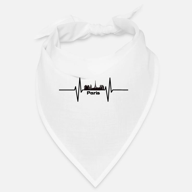 Heartbeat with Skyline Paris Bandana