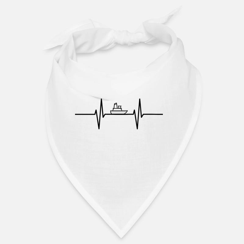 Heartbeat with boat Bandana