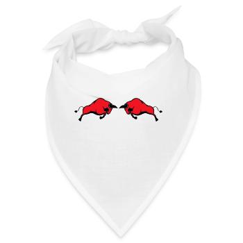 stiere - Bandana - Weiß - Vorne