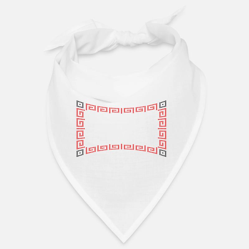 Rahmen Muster rot Bandana