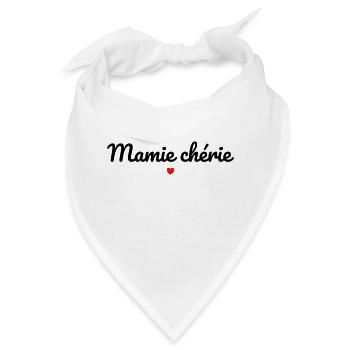 Geliebte Mutter - Bandana - Weiß - Vorne
