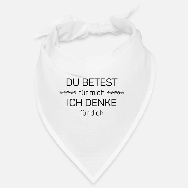 Vous priez pour moi, je pense pour vous Bandana