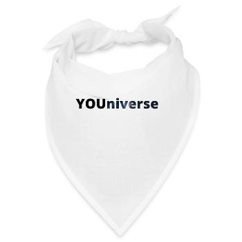 YOUniverse dunkel - Bandana - Weiß - Vorne