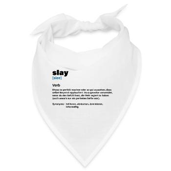 Slay – Meisterwerk der Coolness - Bandana - Weiß - Vorne