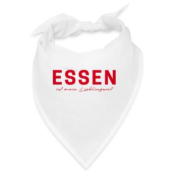 Essen T-Shirt – Ruhrgebiet & Skyline Style - Bandana - Weiß - Vorne