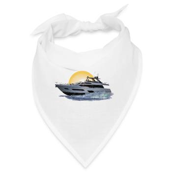 Motorboot - Bandana - Weiß - Vorne