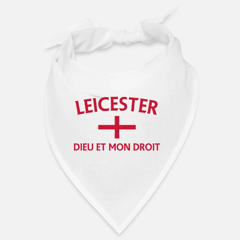 Leicester Angleterre Drapeau et devise Bandana