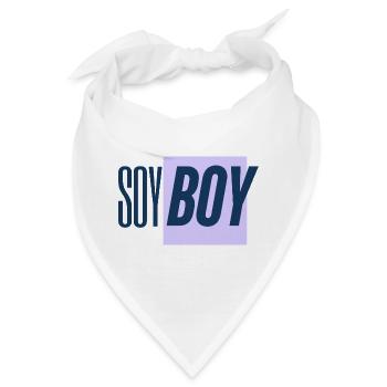 Soy Boy - Soja Bub - Veggie Design - Bandana - Weiß - Vorne