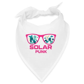 Solarpunk Vision - Bandana - Weiß - Vorne