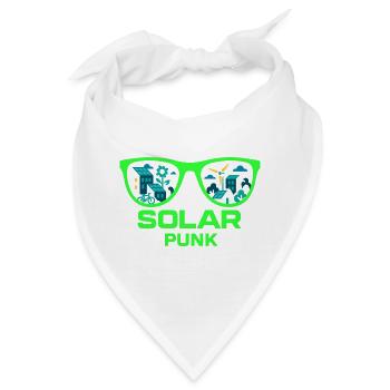 Solarpunk Vision - Bandana - Weiß - Vorne