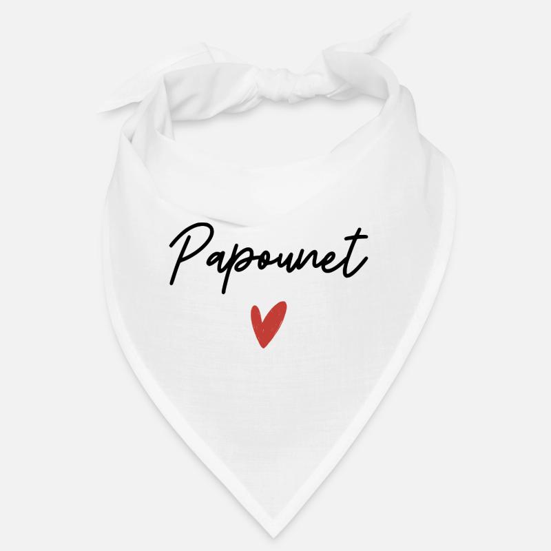 Papa Herz Geschenkidee Bandana