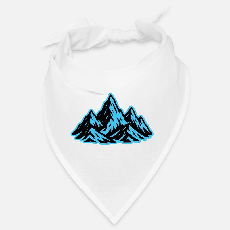 Berge Gipfel Symbol Bandana