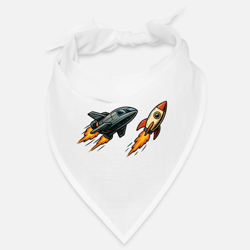Espace de dessin animé Rocket Sprint Bandana